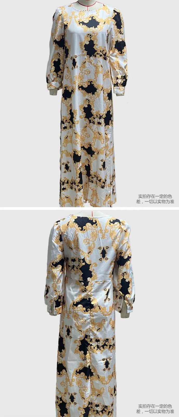 Women's Long Sleeve Slim Fit Print Dress 524374 Women's Long Sleeve Slim Fit Print Dress 524374