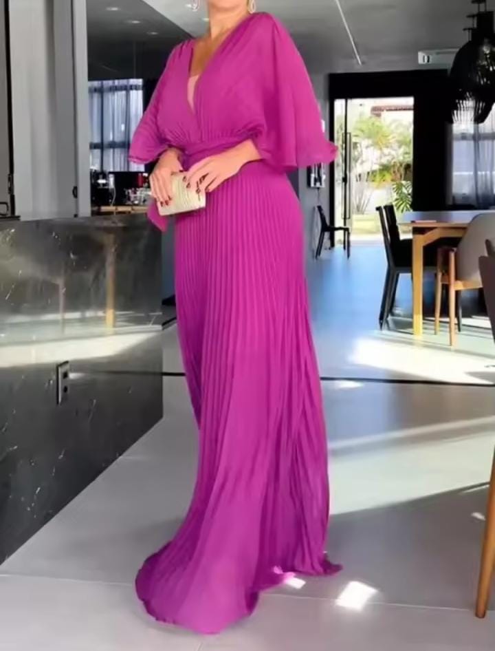 Women's V Neck Slim Waist Parties Dress B281547 Women's V Neck Slim Waist Parties Dress B281547