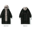 Women's Faux Lamb Wool Overcoat Hooded Cardigan Thick Jacket B-200481 - TUZZUT Qatar Online Shopping