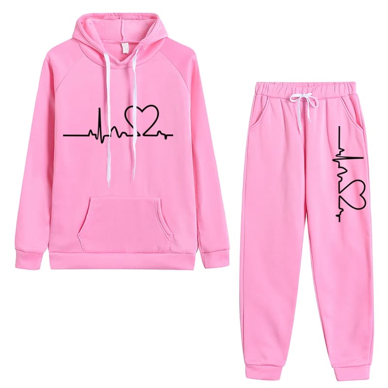 Women's Winter Tracksuit Long Sleeve Hoodie Fashion Outfit 2 Pcs Set MB-9989 Women's Winter Tracksuit Long Sleeve Hoodie Fashion Outfit 2 Pcs Set MB-9989