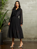 2 Pcs Women's Long Sleeve Tea Dresses 341909 - TUZZUT Qatar Online Shopping