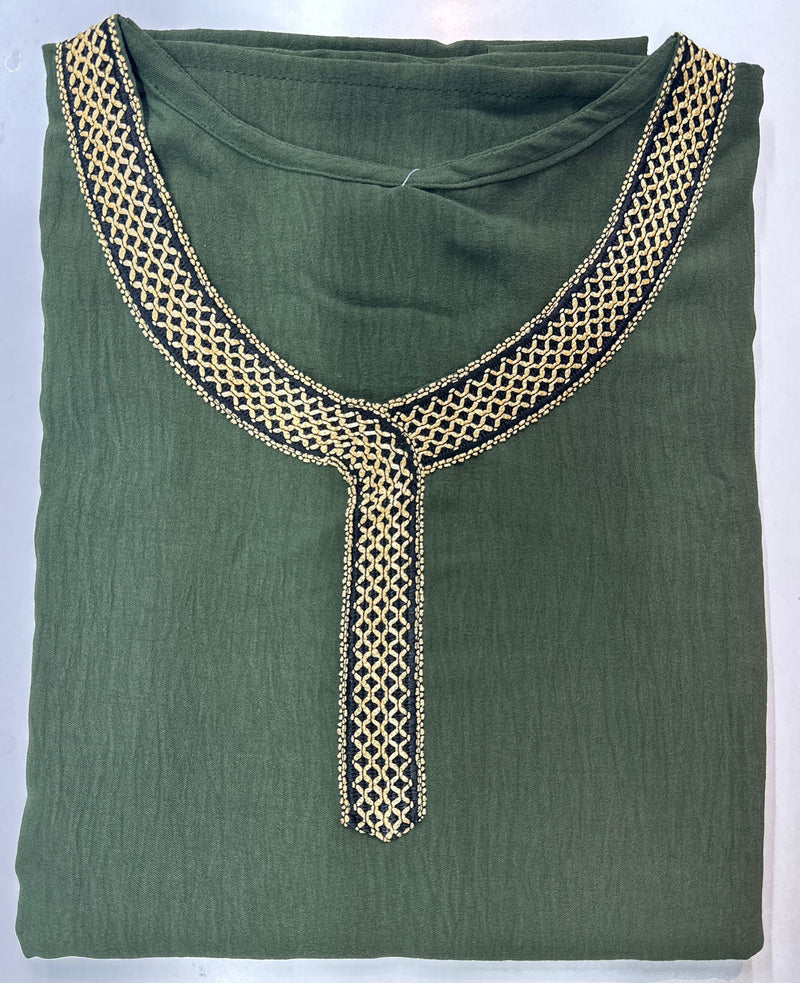 Women’s Fashion Kuwaiti Kaftan 7043 - TUZZUT Qatar Online Shopping