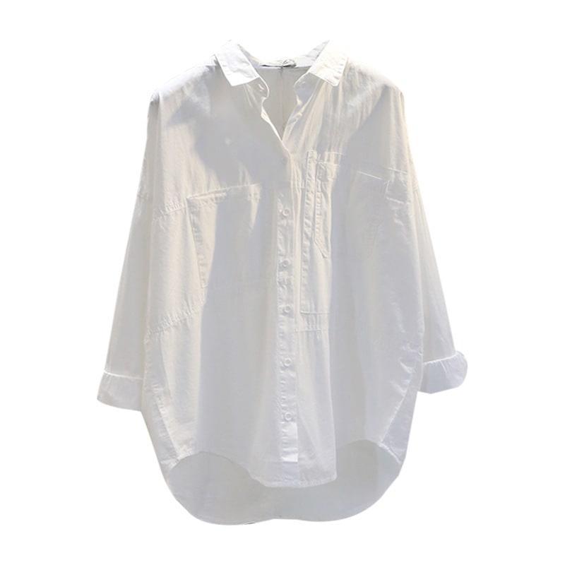 Women's Long Sleeve Solid Color Shirt 549328 XL Women's Long Sleeve Solid Color Shirt 549328 XL