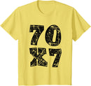 Jesus Christ Forgiveness 70 x 7 Seventy Times Seven T-Shirt   S797600 - TUZZUT Qatar Online Shopping