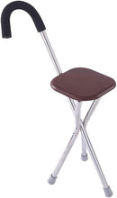Foldable Lightweight Cane Seat ,Walking Cane Stick Chair Stool - TUZZUT Qatar Online Shopping