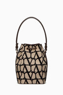 Luxury Mini Signature Bucket Bag V2359 - TUZZUT Qatar Online Shopping