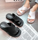 Non-slip Soft-soled Casual Men's Slippers Black MS23 - TUZZUT Qatar Online Shopping