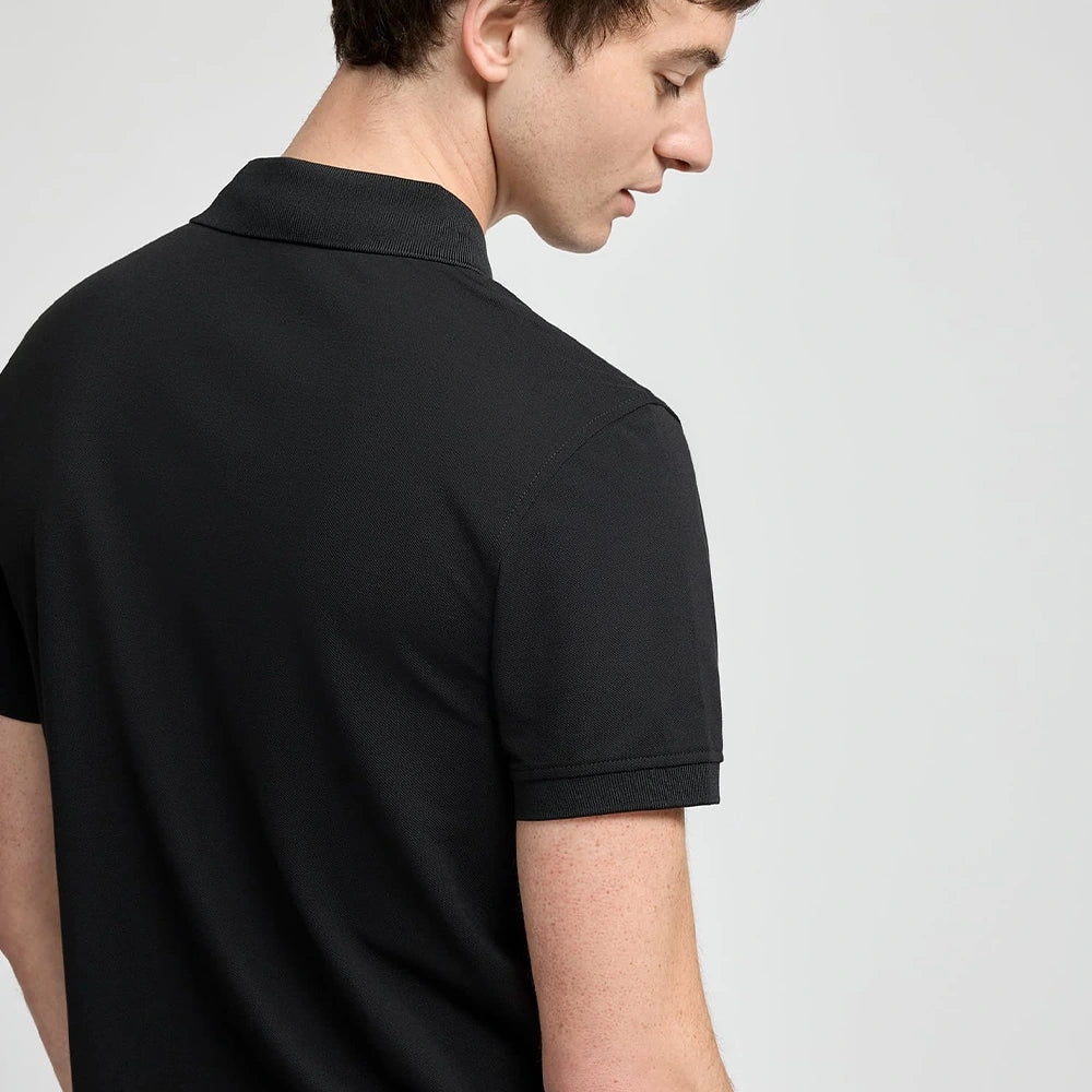 Men’s Solid Polo T-Shirt Black 8029 Men’s Solid Polo T-Shirt Black 8029