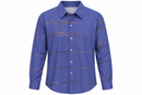 Men’s Blue-Violet Abstract Line Print Shirt CS092025 - XL
