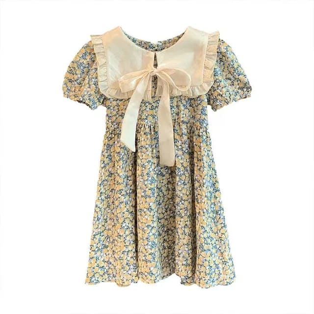 Children's Baby Skirt Little Girl Princess Skirt Girls Floral Summer Dress S4473403 - Tuzzut.com Qatar Online Shopping