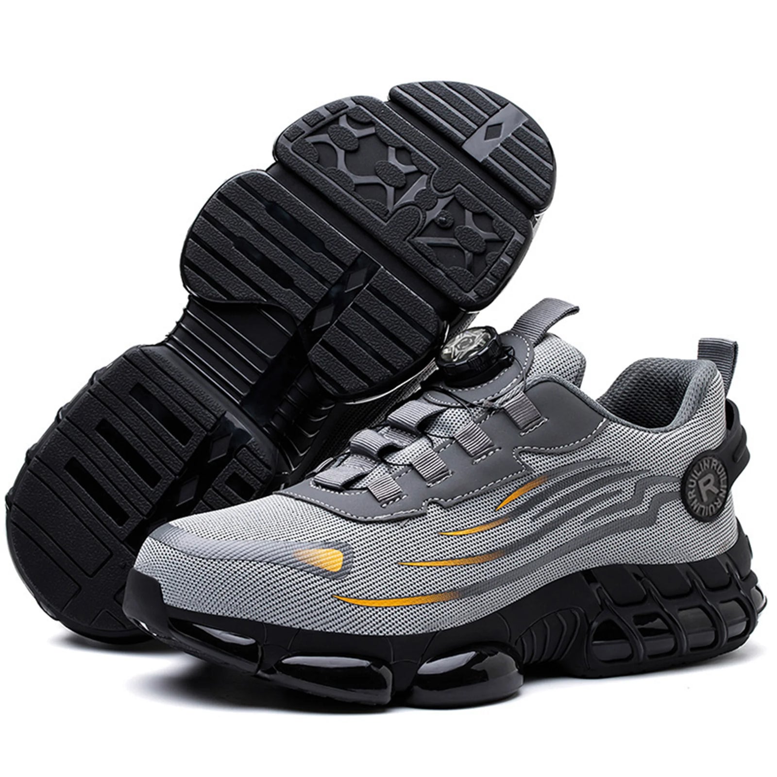 Men's Safety Sneakers Steel Toe Cap Non-Slip Grey 7005052 Men's Safety Sneakers Steel Toe Cap Non-Slip Grey 7005052