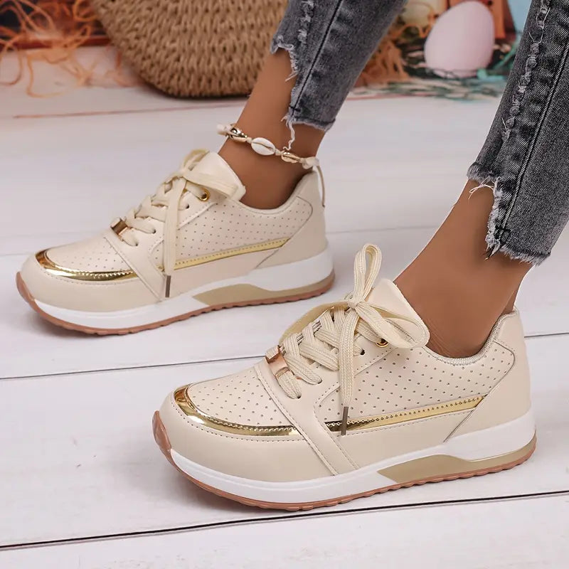 Breathable Thick Soled Casual Sneakers 4008 - TUZZUT Qatar Online Shopping