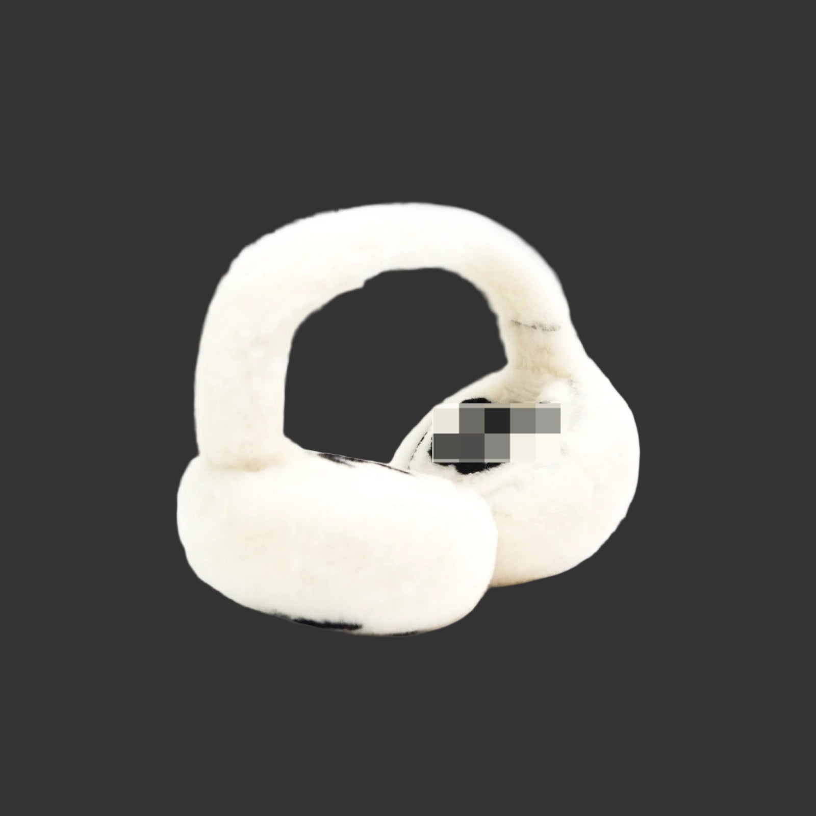 Ivory Shearling Ears Earmuffs Winter S5082228