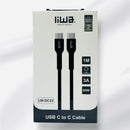 Liwa USB C to C Cable 1M LW-DC23 - TUZZUT Qatar Online Shopping