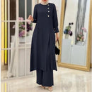 Women Eid Two Piece Set Dress L6985478 - TUZZUT Qatar Online Shopping