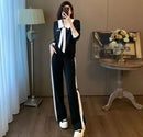 Fashion Women Tracksuit  Pants Two Piece Sets 485915 M - TUZZUT Qatar Online Shopping