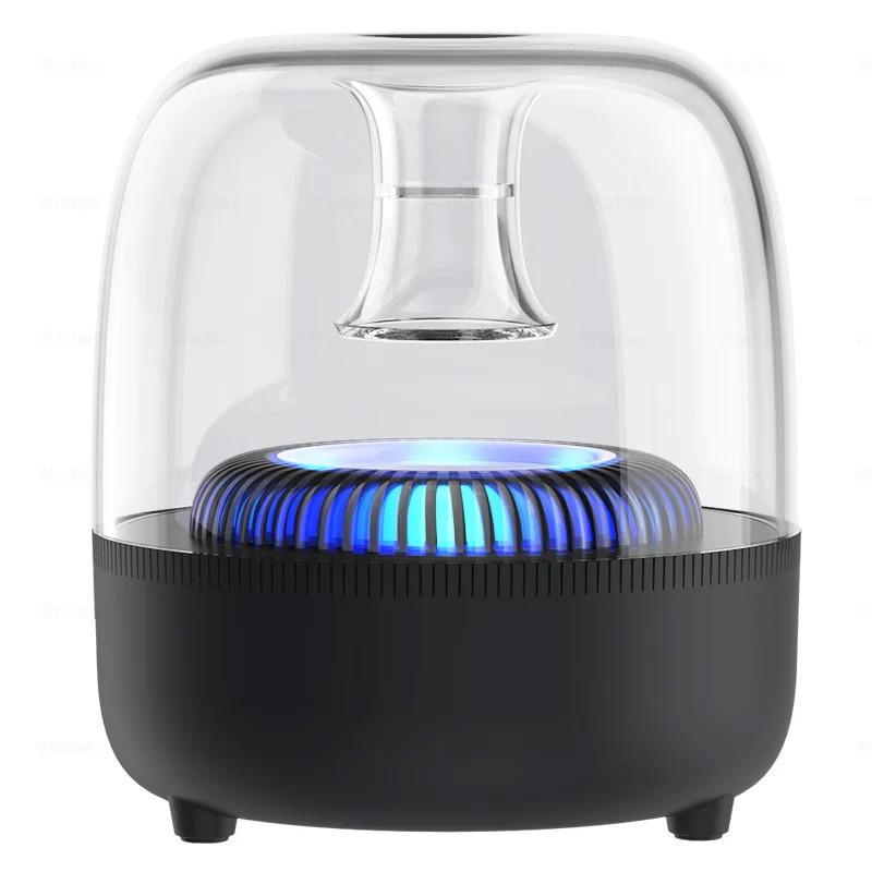 Bluetooth Speaker Acrylic Colorful Breathing Light Transparent Glass Speaker Bluetooth Speaker Acrylic Colorful Breathing Light Transparent Glass Speaker
