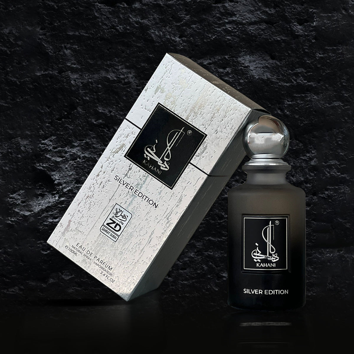 KAHANI Silver Edition EDP Perfume 100ML by Zahrat Dubai KAHANI Silver Edition EDP Perfume 100ML by Zahrat Dubai