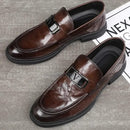 Men's Leather Shoes, Business Casual Loafers, Breathable Shoes      B210036 - TUZZUT Qatar Online Shopping