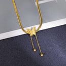 Stainless Steel Metal Jewelry Three Dimensional Butterfly Fringe Girls Model-25 - Tuzzut.com Qatar Online Shopping