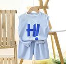 Children's Sleeveless Vest Top + Shorts 2Pcs Kids    1578083 - TUZZUT Qatar Online Shopping