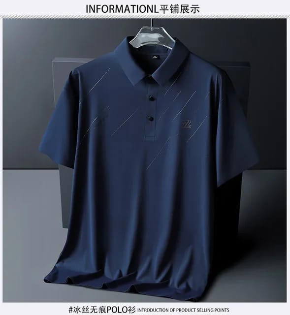 Summer New Men's Short Sleeve T-shirt Cool and Breathable DE313 - TUZZUT Qatar Online Shopping