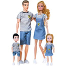 Realastic Small Family Doll Pack For Kids S45879 - TUZZUT Qatar Online Shopping