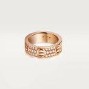 LOVE Ring Rose Gold Diamonds DN2041 - TUZZUT Qatar Online Shopping
