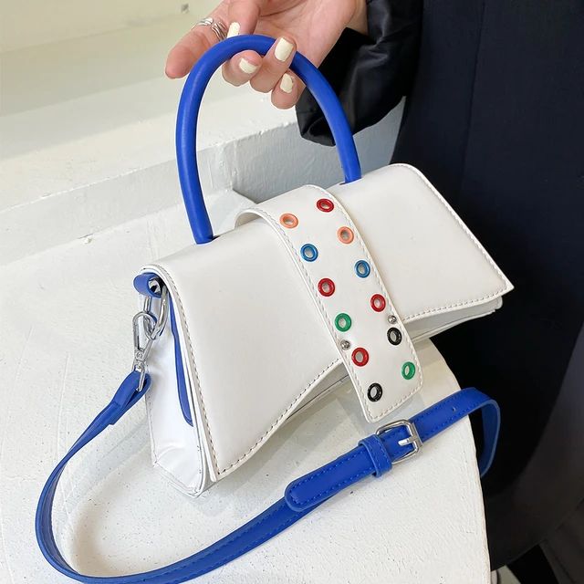 New Fashion Belts Design Women's Hourglass Bag Panelled PU Leather Shoulder Crossbody Bag Luxury Brand Purses and Handbags S4541429