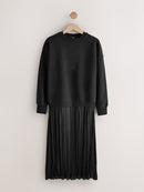 2-In-1 Soft Touch Jumper With Satin Midi Skirt MS7001 - TUZZUT Qatar Online Shopping