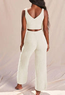 Women 2 Piece Open Front Long Tops Long Pants Sets    B400107 - TUZZUT Qatar Online Shopping