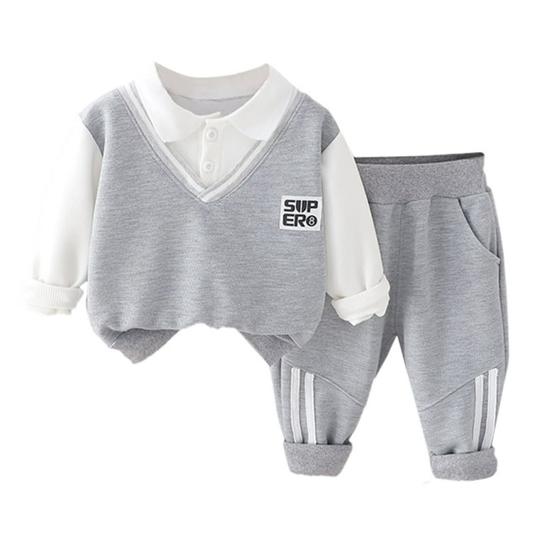 Kid's Toddler Outfit Long Sleeve Sweatshirt and Sweatpants 2 Piece Set  1708044 - TUZZUT Qatar Online Shopping
