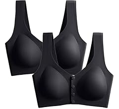 boxoon Maternity Bra Padded Soft Front-Close Seamless Simple Breathable Elastic Nursing Bra for Women Wide Simple Nylon B8833 boxoon Maternity Bra Padded Soft Front-Close Seamless Simple Breathable Elastic Nursing Bra for Women Wide Simple Nylon B8833