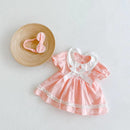 Baby Girl Romper Flower Short Sleeves Jumpsuit   S4499799 - TUZZUT Qatar Online Shopping