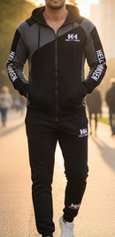 Mens Zip Up Hoodie Tracksuit 2 Pc Set S4989224 - TUZZUT Qatar Online Shopping