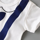 Baby Round Neck Short Sleeve Casual Jumpsuit 1615656 - TUZZUT Qatar Online Shopping