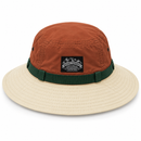 Rust Brown & Cream Wide-Brim Outdoor Hat MF 1925