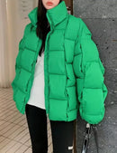 Winter Jacket Women Solid Warm Thick Jacket S4786211 2XL - TUZZUT Qatar Online Shopping