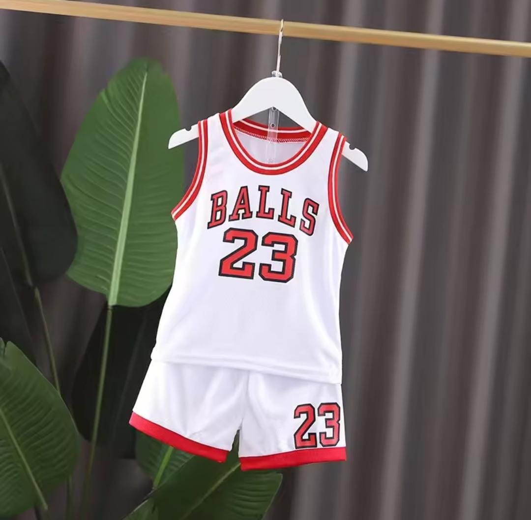 Children's Sports Basketball Clothes Tops+Shorts 2PCS/Suit 1715417 Children's Sports Basketball Clothes Tops+Shorts 2PCS/Suit 1715417
