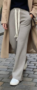 Loose Fit Sweat Flare Pant B-218799 - TUZZUT Qatar Online Shopping