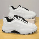 Thick Soled Height Boosting Athletic White Shoes 686 - TUZZUT Qatar Online Shopping