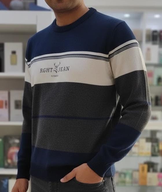 Long Sleeve Winter Men's Thick Sweater 173546 - TUZZUT Qatar Online Shopping