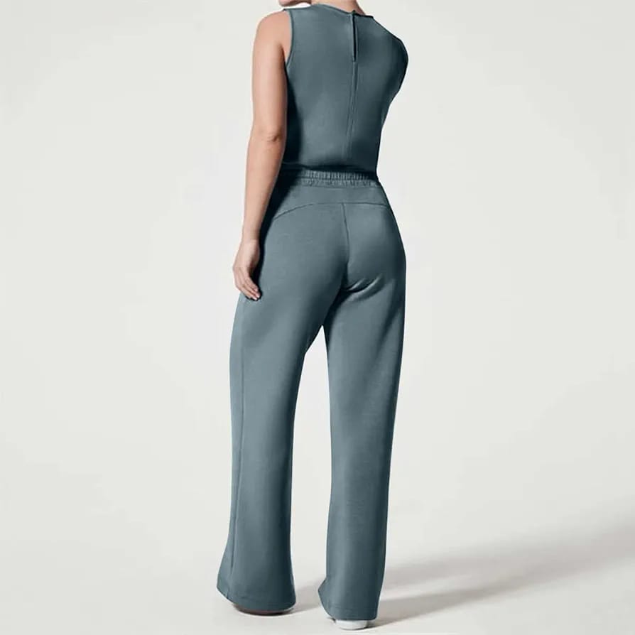 Women's Vest U Neck Elastic Loose Jumpsuit for Women A8880 Women's Vest U Neck Elastic Loose Jumpsuit for Women A8880