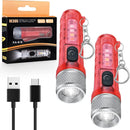 Mini LED Flashlight, 9 * 8 * 3 Keychain Flashlight Outdoor Portable XA-819 - TUZZUT Qatar Online Shopping