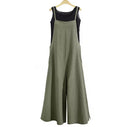 Women's Oversize Bib Trousers Wide Leg pants Jumpsuit   001444018 - TUZZUT Qatar Online Shopping