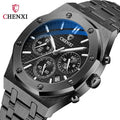 CHENXI 948 Fashion Business Top Luxury Brand Quartz Watch Men Stainless Steel Waterproof Wristwatch Relogio Masculino W31254 - Tuzzut.com Qatar Online Shopping