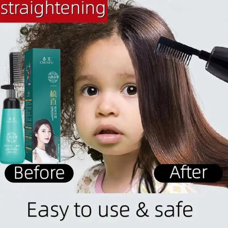 Chunfu Protein Correcting Hair Straightening Softening Agent Cream Hair Care 180ml - Tuzzut.com Qatar Online Shopping