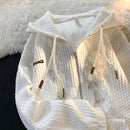 Women's Long Sleeve Solid Color Hoody 593834 4XL - TUZZUT Qatar Online Shopping