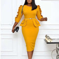 Bodycon African Dresses for Women Pencil Robe African Femme Bandage Dress Dashiki Kaftan Dress Africa Plus Size Boho Clothing 3XL S3083728 - Tuzzut.com Qatar Online Shopping