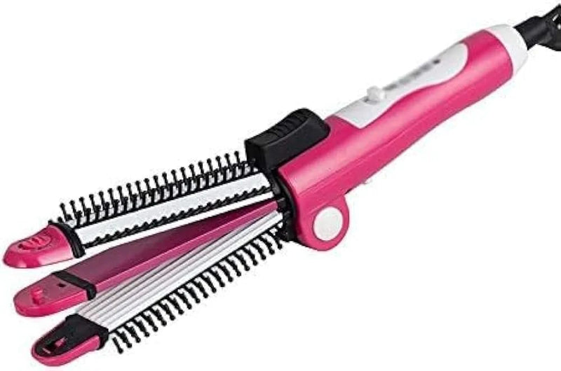 3 In 1 Hair Straightener And Crimper - TUZZUT Qatar Online Shopping